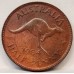 AUSTRALIA 1964 . HALF 1/2 PENNY . GEM UNCIRCULATED